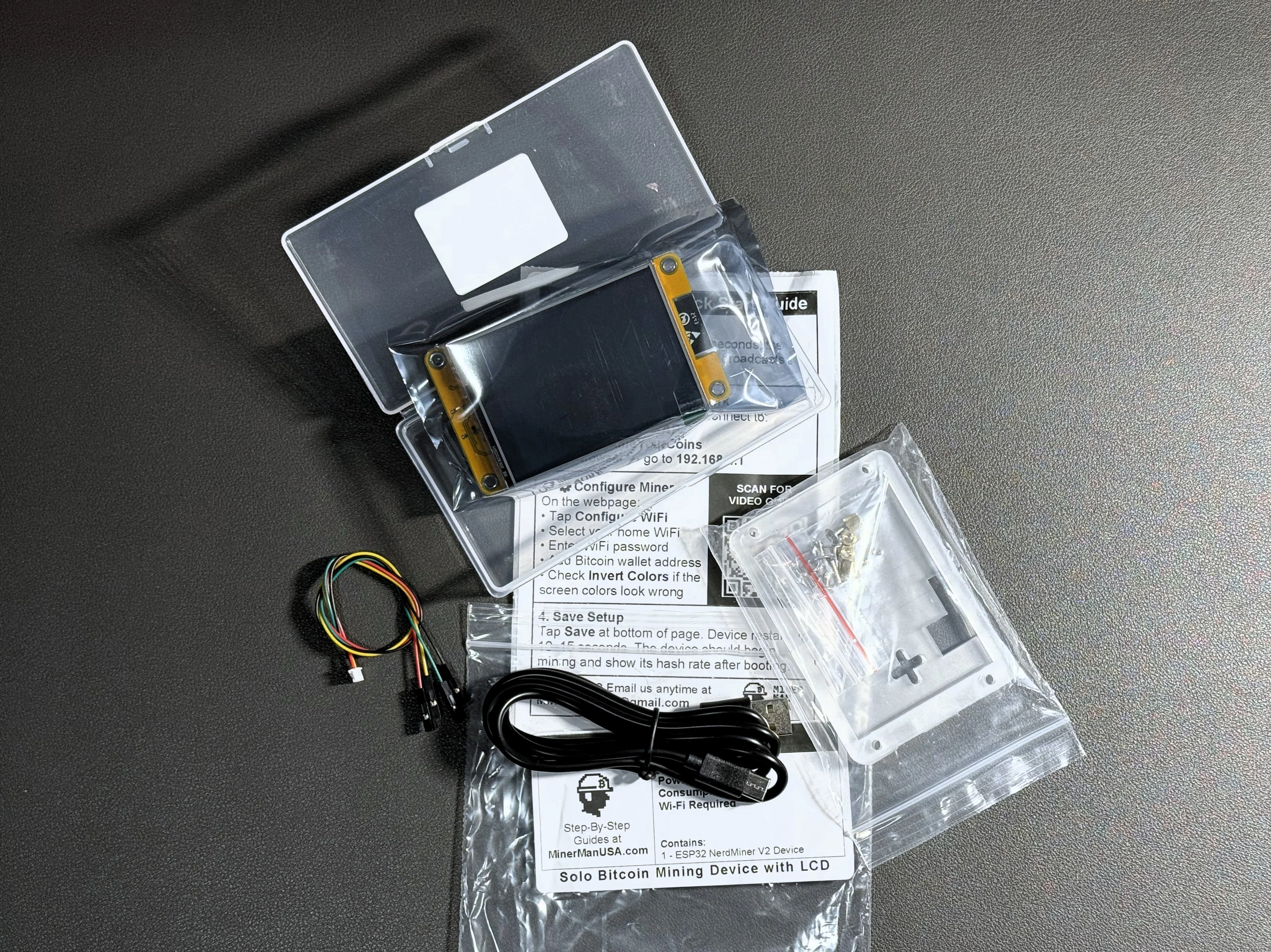 4x Bundle – NerdMiner V2 Bitcoin Solo Mining Kit | Includes Cradle Stand - Image 5
